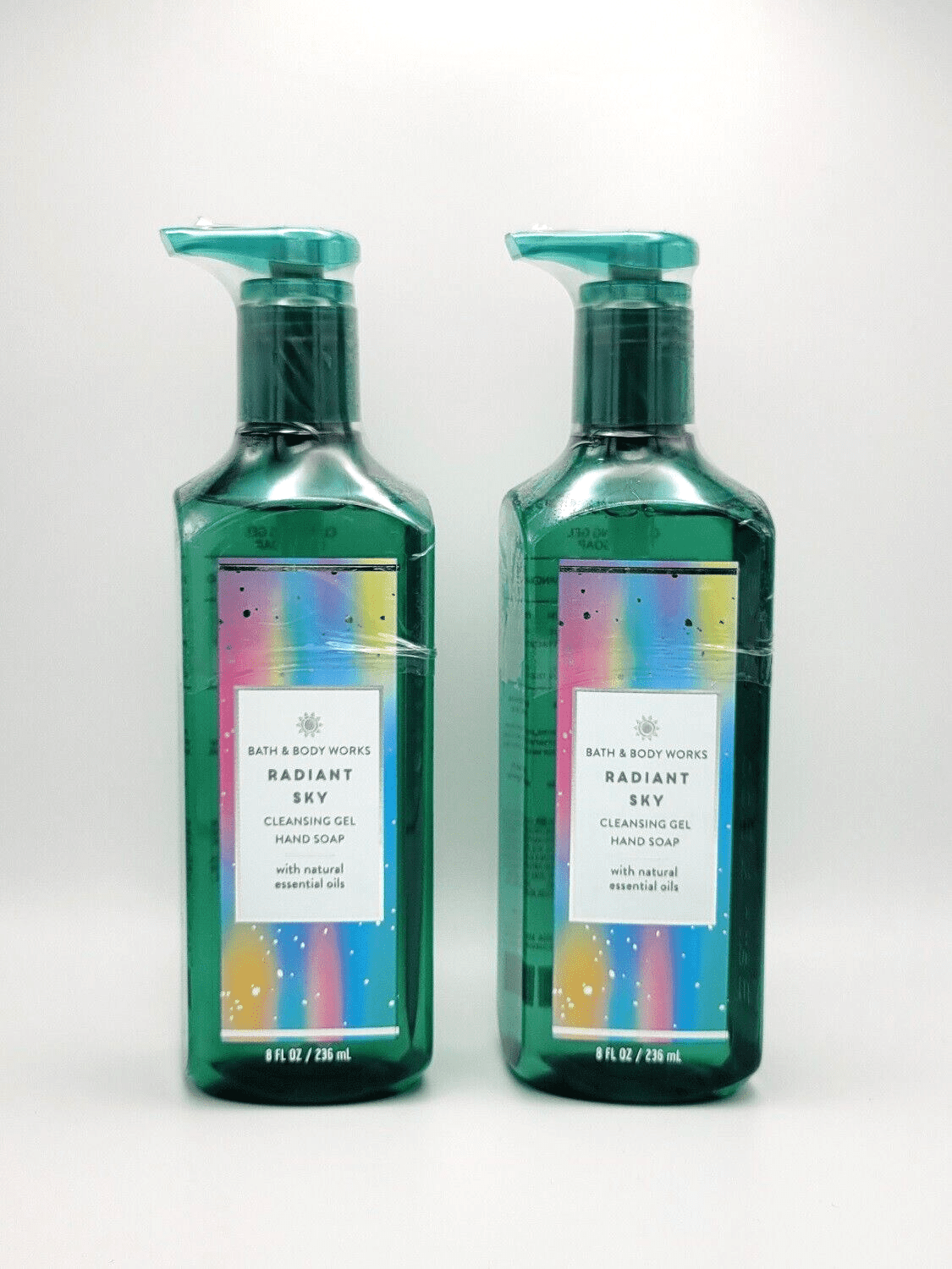 Bath & Body Works Radiant Sky Cleansing Gel Hand Soap 8 oz New Set of 2 -  Walmart.com