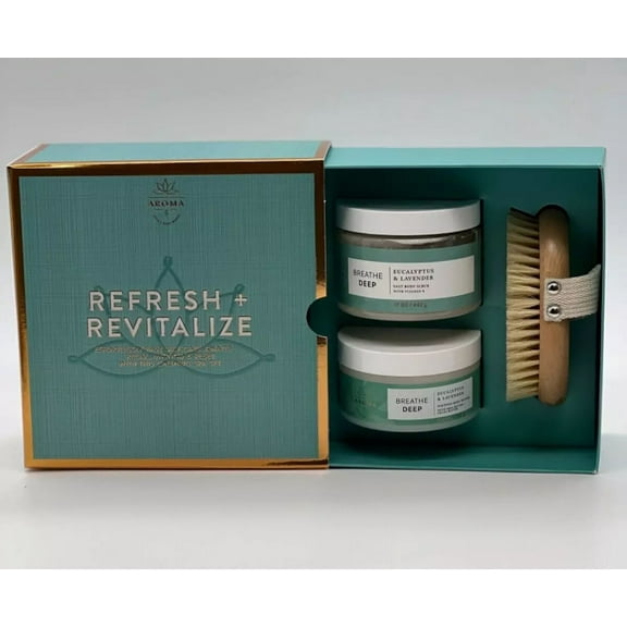 Bath & Body Works Refresh & Revitalize Eucalyptus & Lavender 3-Piece Gift Set for Adults