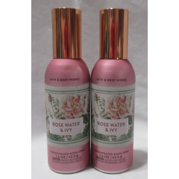 Bath & Body Works Rose Water & Ive Concentrated Room Spray set of 2