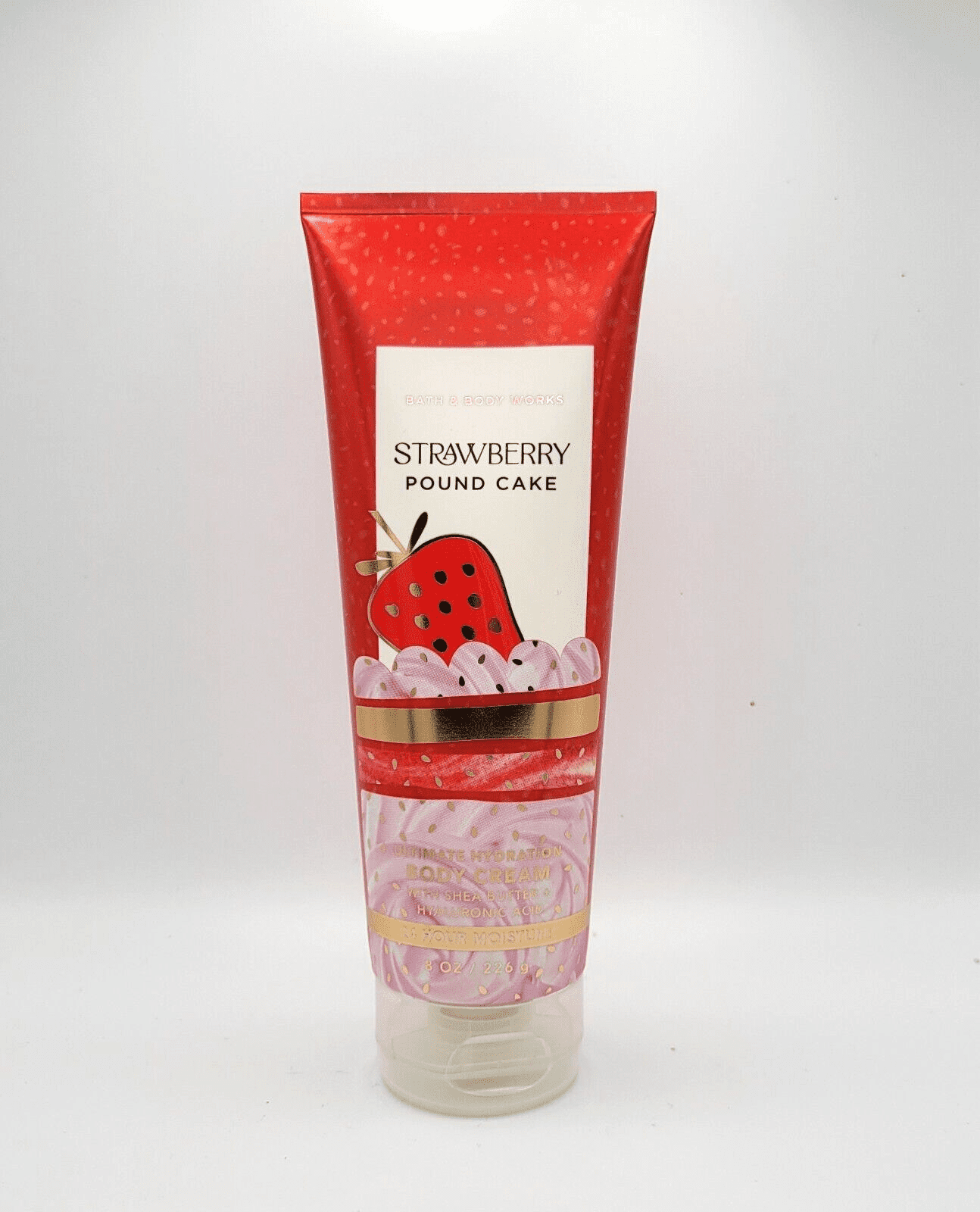 Bath & Body Works STRAWBERRY POUND CAKE Ultimate Hydration Body Cream