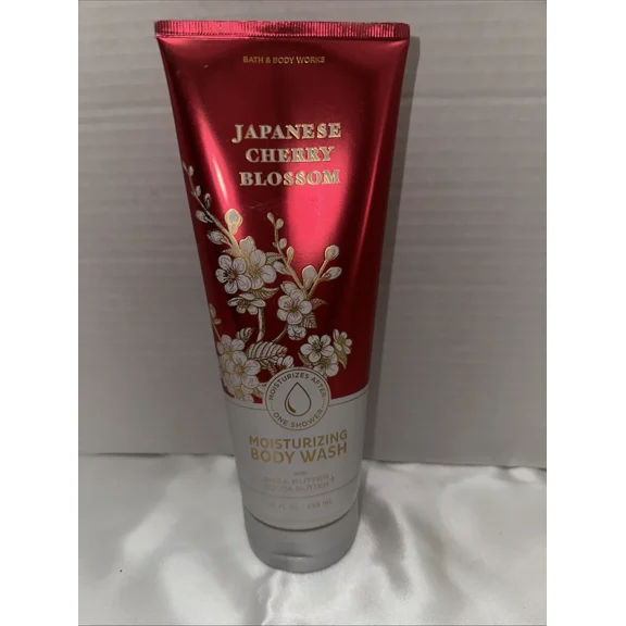 Bath & Body Works SUPER RICH Moisturizing Body Wash. Shea Butter + Coconut Oil, Japanese Cherry Blossom 10 fl oz