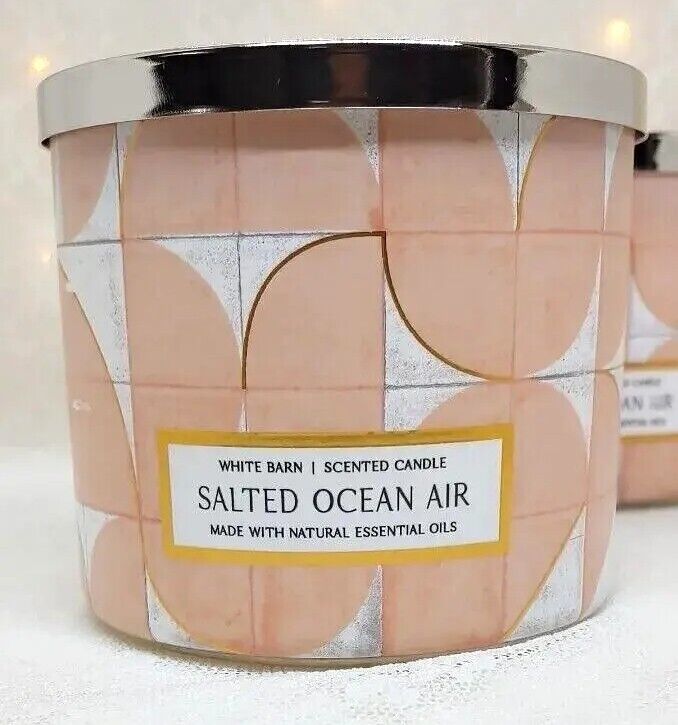 Bath & Body Works Salted Ocean Air 3 Wick Candle