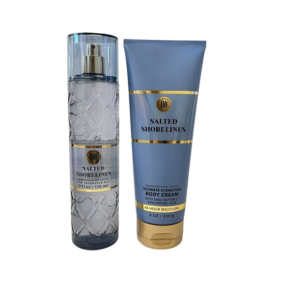 Bath & Body Works Salted Shorelines Mist & Body Cream