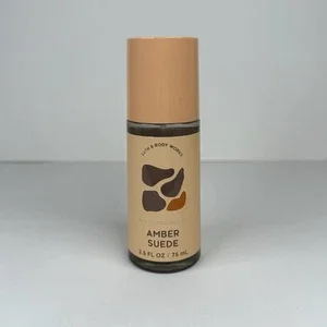 Bath & Body Works Scent Lab Amber Suede Fine Fragrance Mist Travel Size 2.5 oz