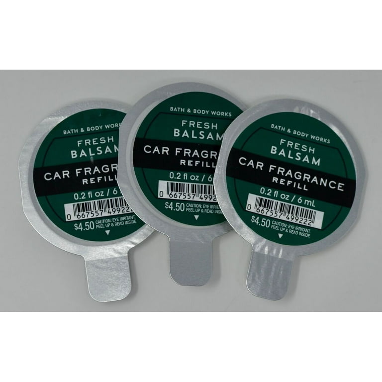 Bath Body Works Scentportable Car Air Freshener, Fresh Balsam