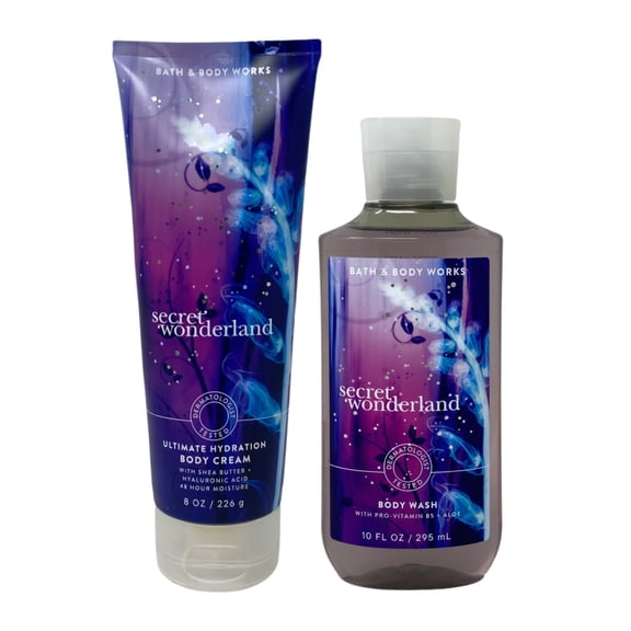 Bath & Body Works Secret Wonderland - Ultimate Hydration Body Cream and Body Wash
