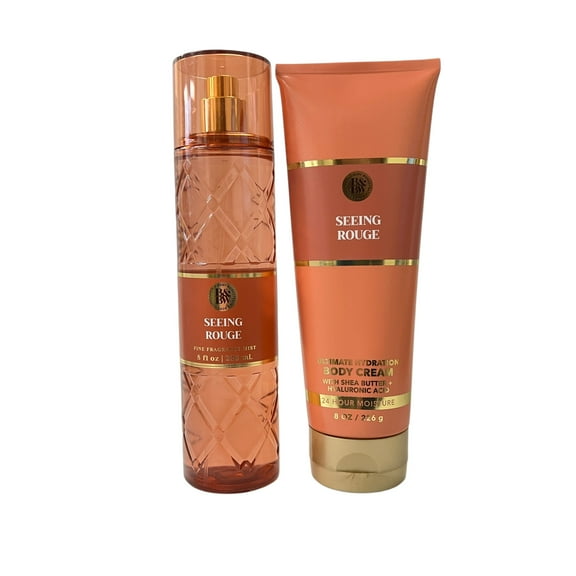 Bath & Body Works Seeing Rouge Mist & Body Cream Set