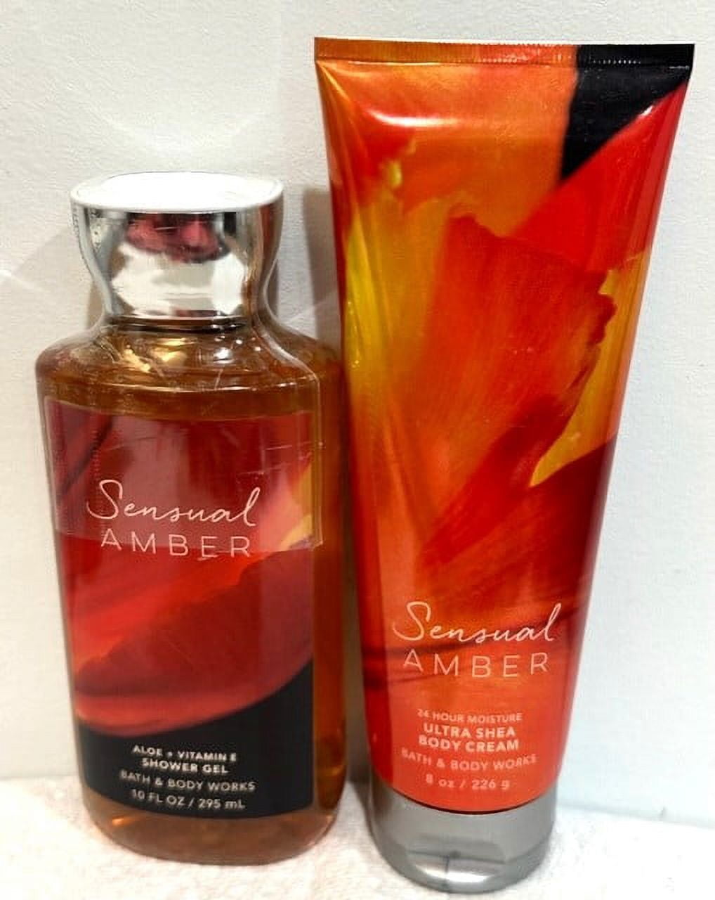 Bath & Body Works Sensual Amber Duo (Body Cream and Fragrance Mist) 