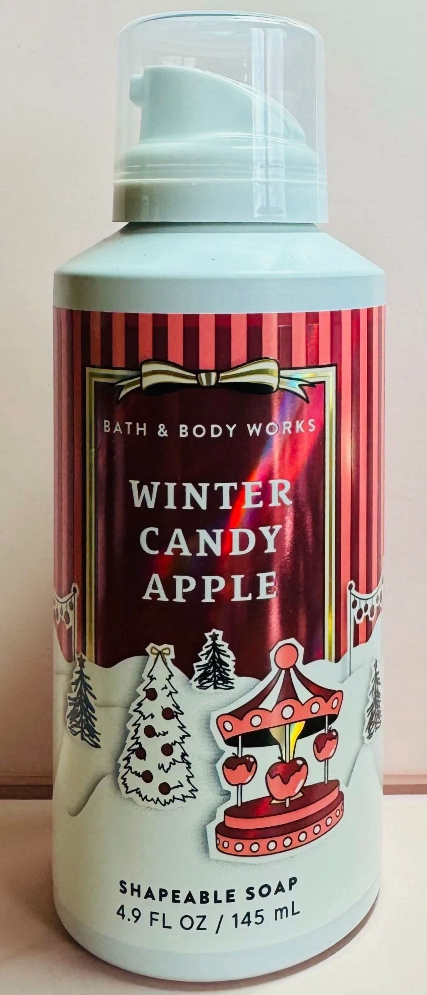 Bath & Body Works Shapeable Soap Winter Candy Apple, Festive