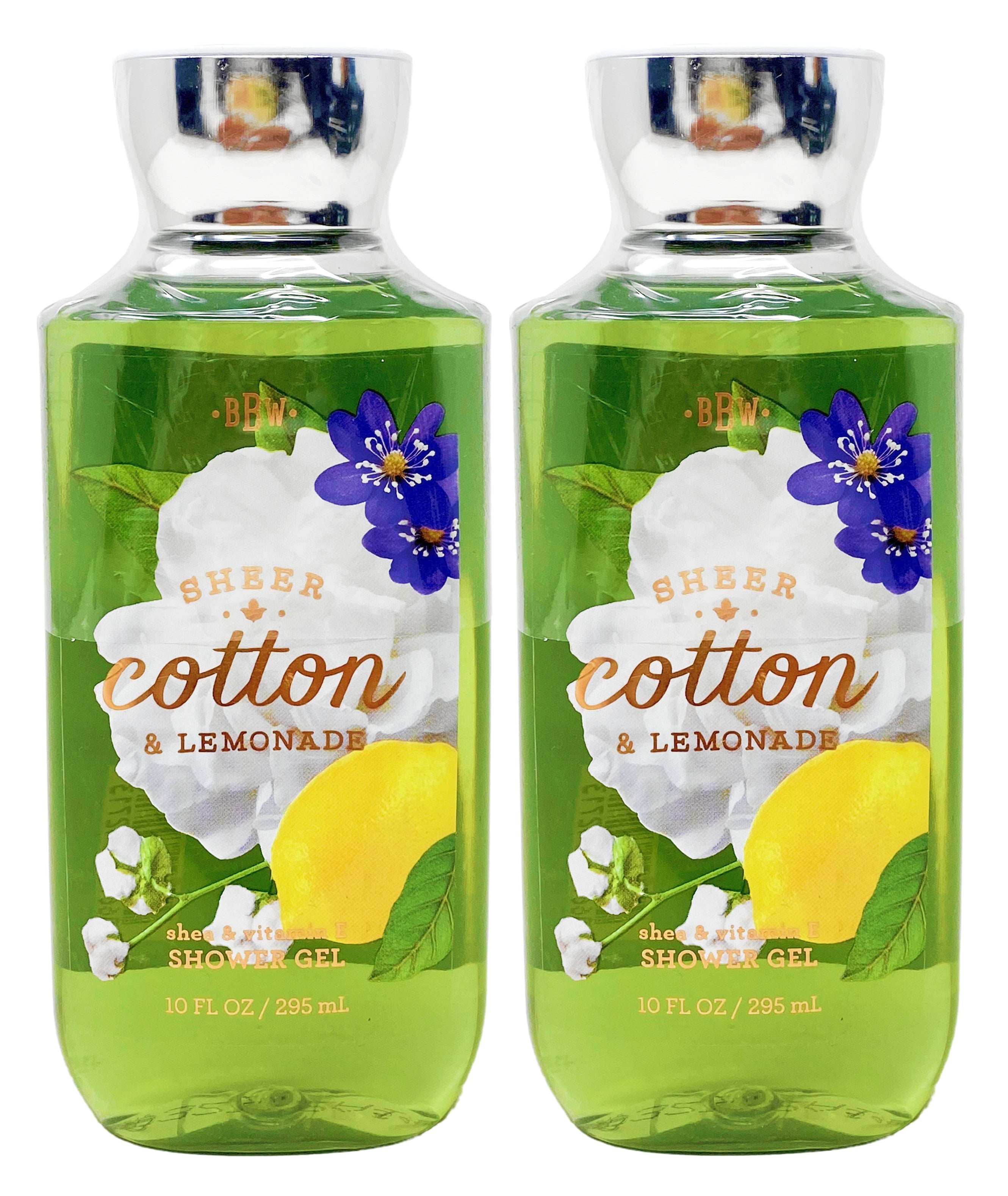Bath & Body Works Sheer Cotton & Lemonade - 2 pack of Shower Gel