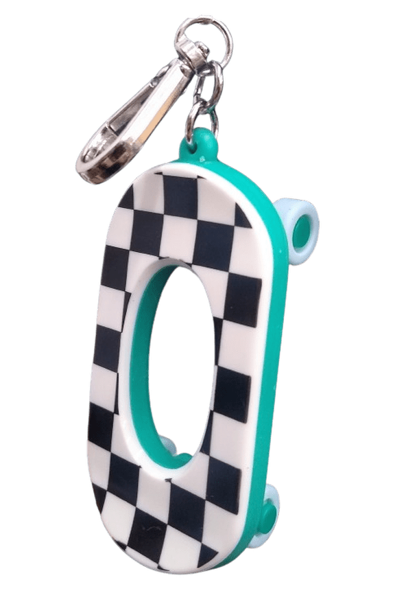 Skateboard PocketBac Holder Keychain