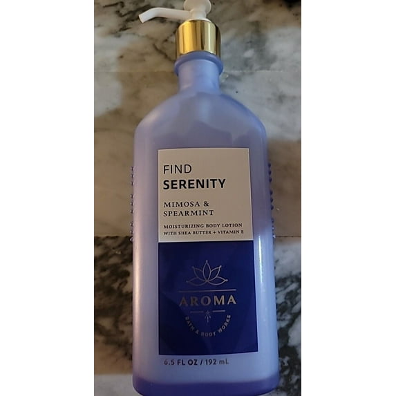 Bath & Body Works Aromatherapy Find Serenity Mimosa & Spearmint Lotion 6.5 oz