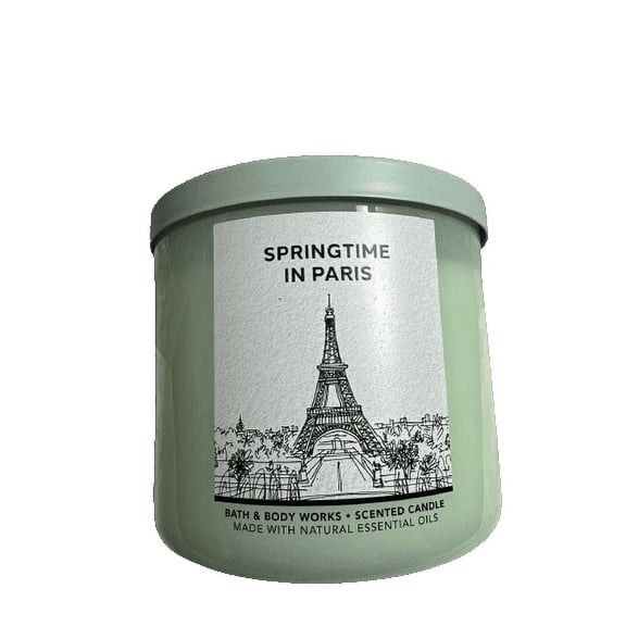 Bath & Body Works Springtime In Paris Scented 3 Wick Candle 14.5oz