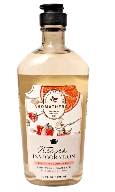 Bath & Body Works Steeped Invigoration Rose, Tangerine and Tea Body Wash & Foam Bath 10 fl oz