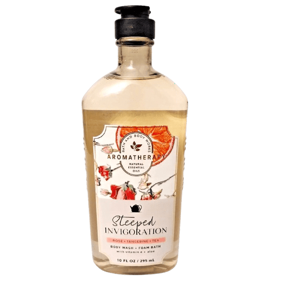 Bath & Body Works Steeped Invigoration Rose, Tangerine and Tea Body Wash & Foam Bath 10 fl oz