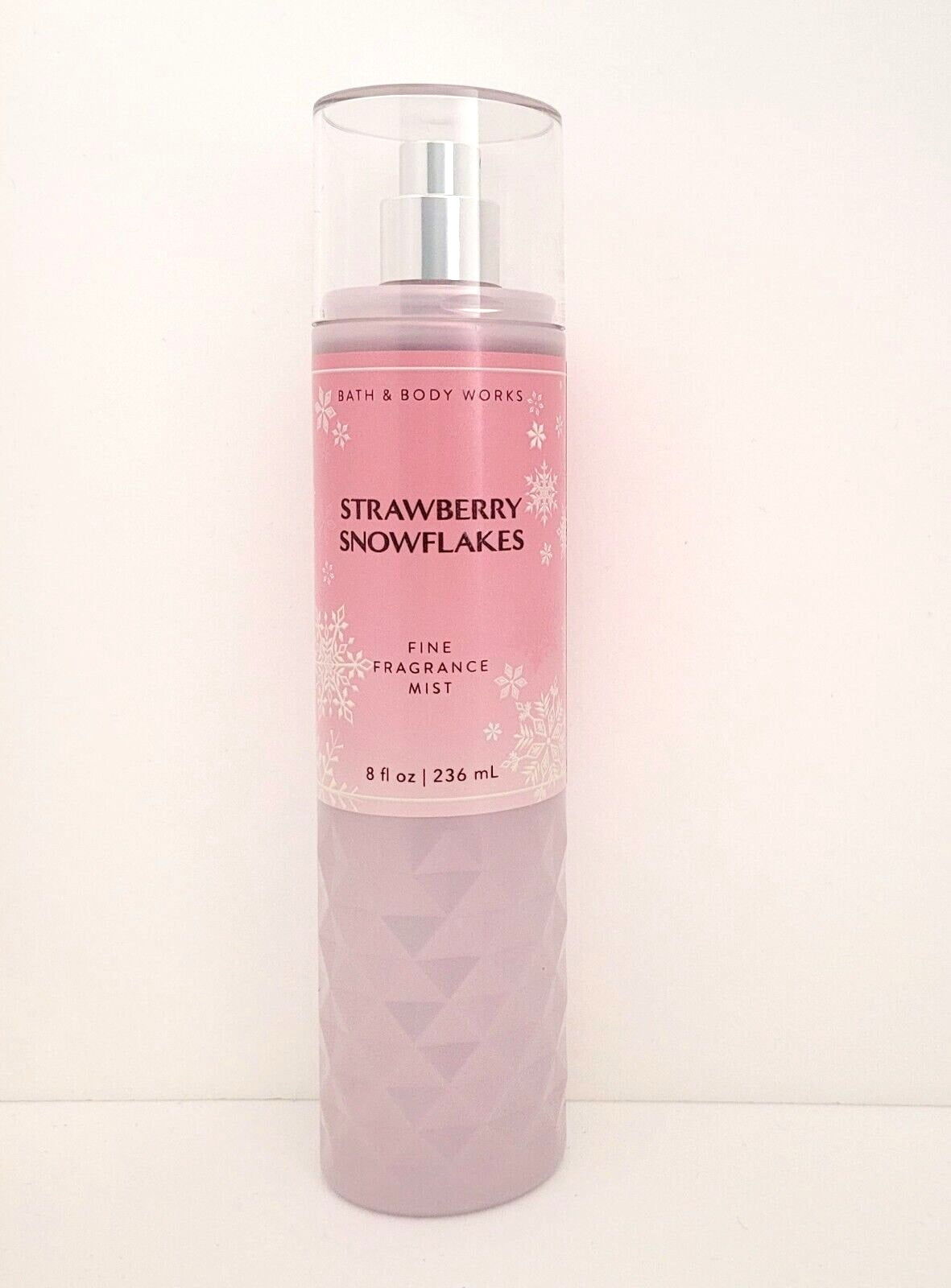 Bath & Body Works Strawberry Snowflakes Fine Fragrance Body Mist 8 oz 