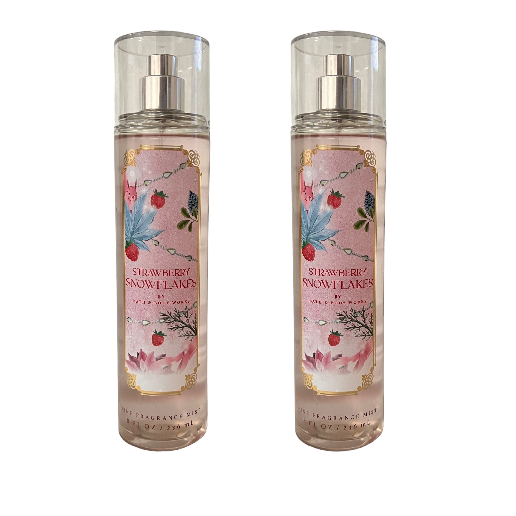 Bath & Body Works Strawberry Snowflakes Fine Fragrance Mist By Bath & Body Works - 8 oz Bath & Body Works Strawberry Snowflakes Fine Fragrance Mist By Bath & Body Works - 8 oz