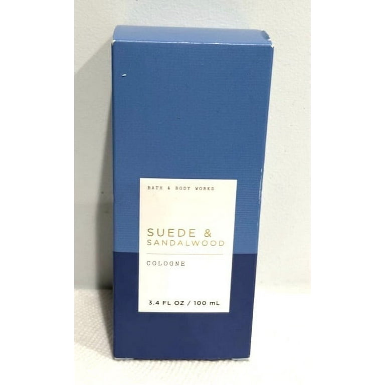 Bath Body Works Suede Sandalwood Cologne Men's Collection,