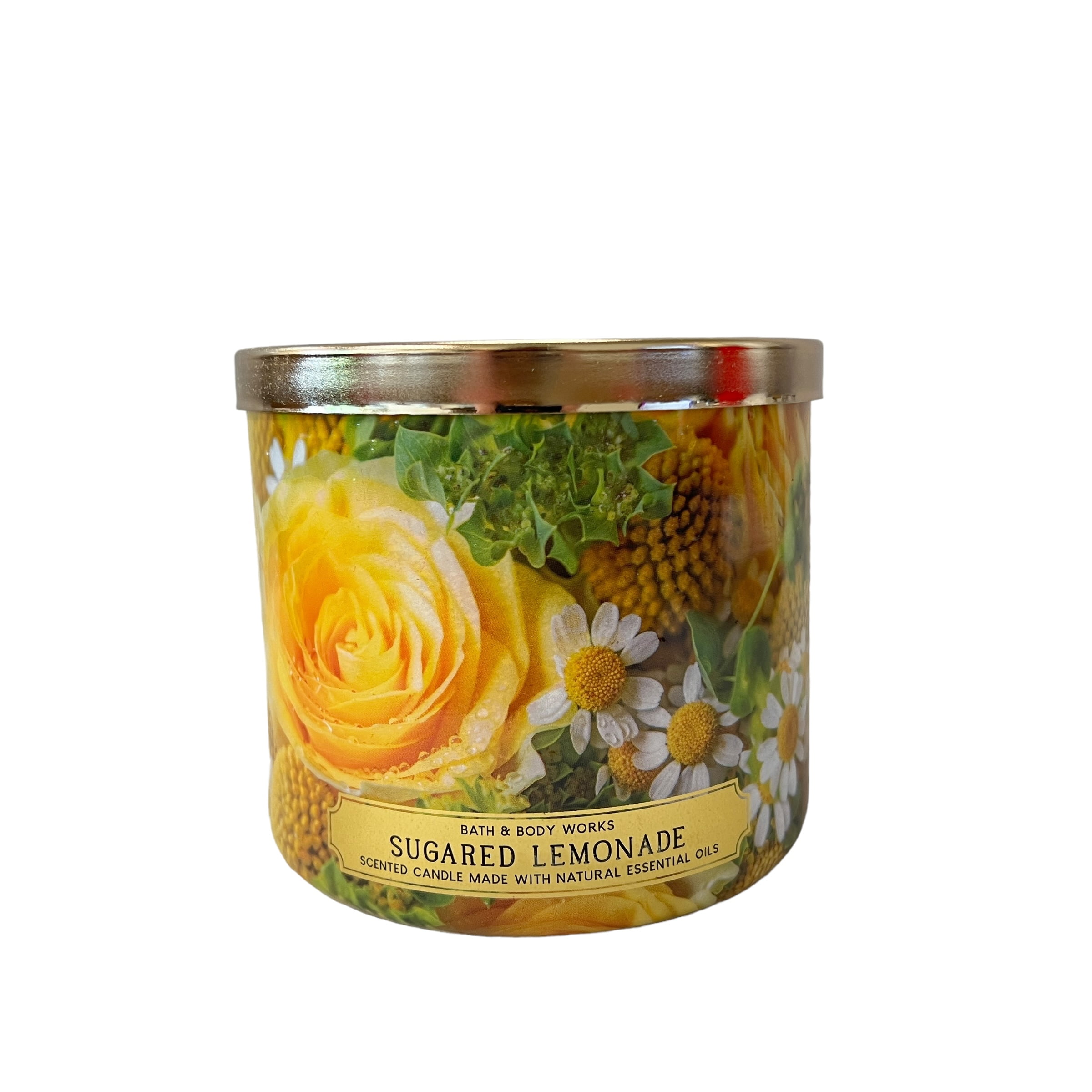 Bath & Body Works Sugared Lemonade 3 Wick Scented Candle