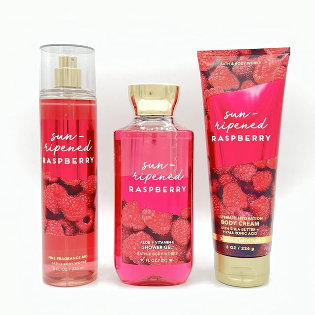 Bath & Body Works Sun-Ripened Raspberry 8oz Fine Fragrance Mist, 10oz ...