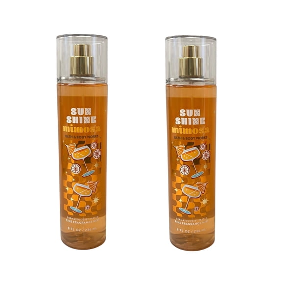 Bath & Body Works Sunshine Mimosa Mist 8 fl oz 2 Pack