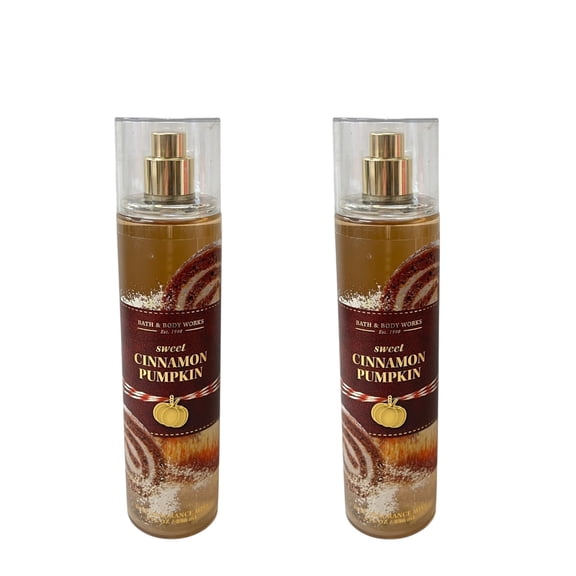 Bath & Body Works Sweet Cinnamon Pumpkin Mist 8 fl oz 2 Pack