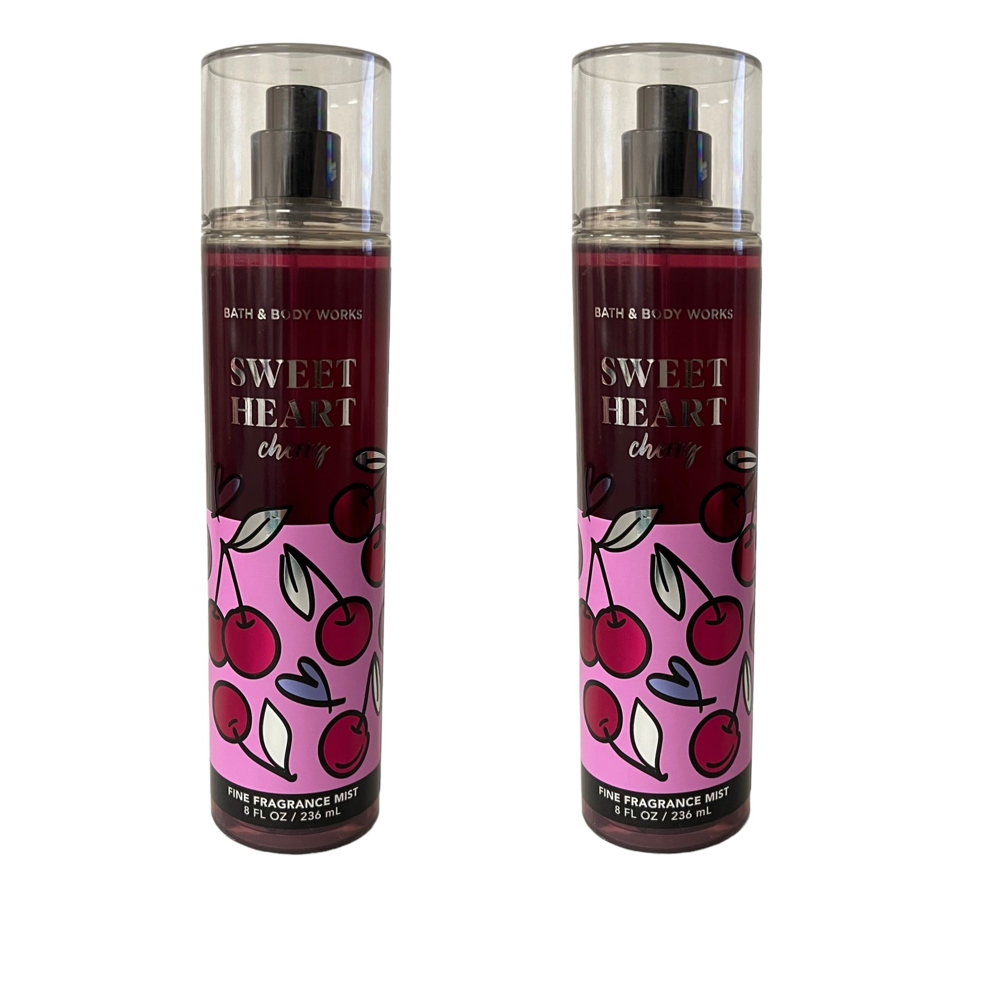 Bath & Body Works Sweet Heart Cherry Fragrance Mist 2 Pack 8 Bath & Body Works Sweet Heart Cherry Fragrance Mist 2 Pack 8