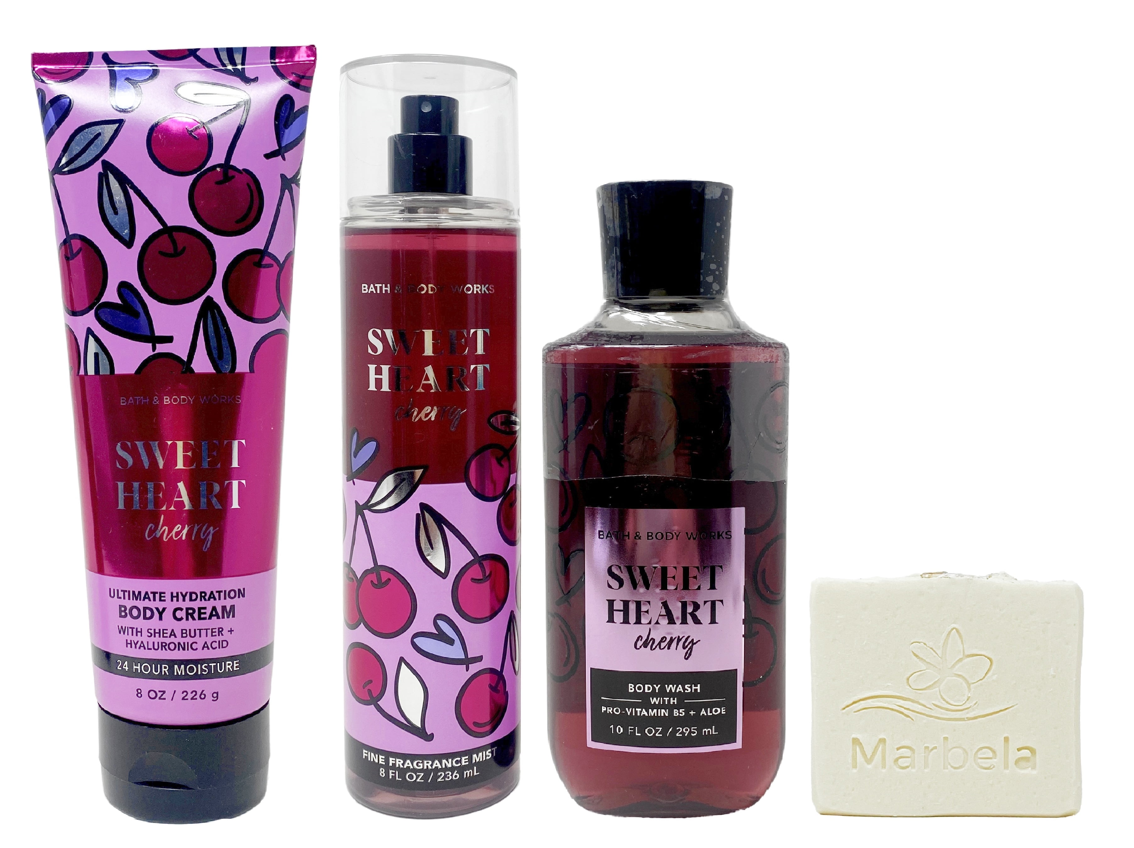 Bath & Body Works Sweet Heart Cherry - Trio Gift Set