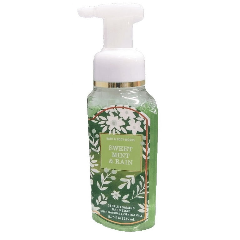 Bath & Body Works Sweet Mint & Rain Gentle Foaming Hand Soap