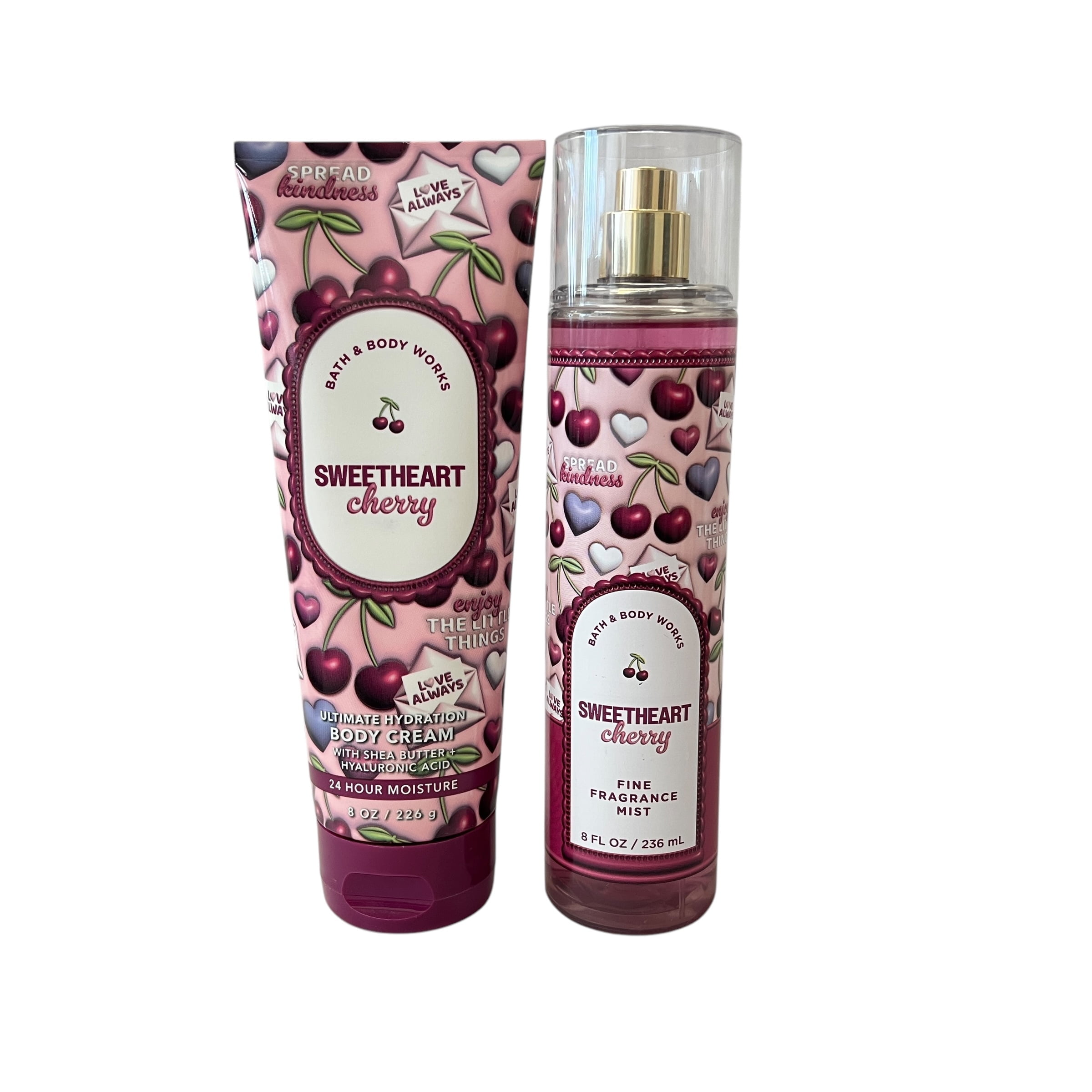 Bath & Body Works SweetHeart Cherry Fragrance Mist & Body