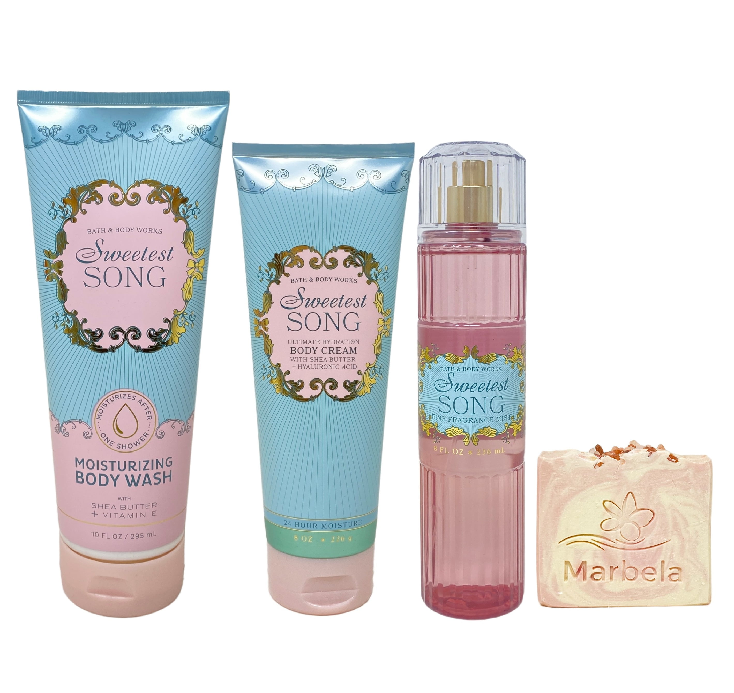 Bath & Body Works Sweetest Song Trio Gift Set - Moisturizing Body