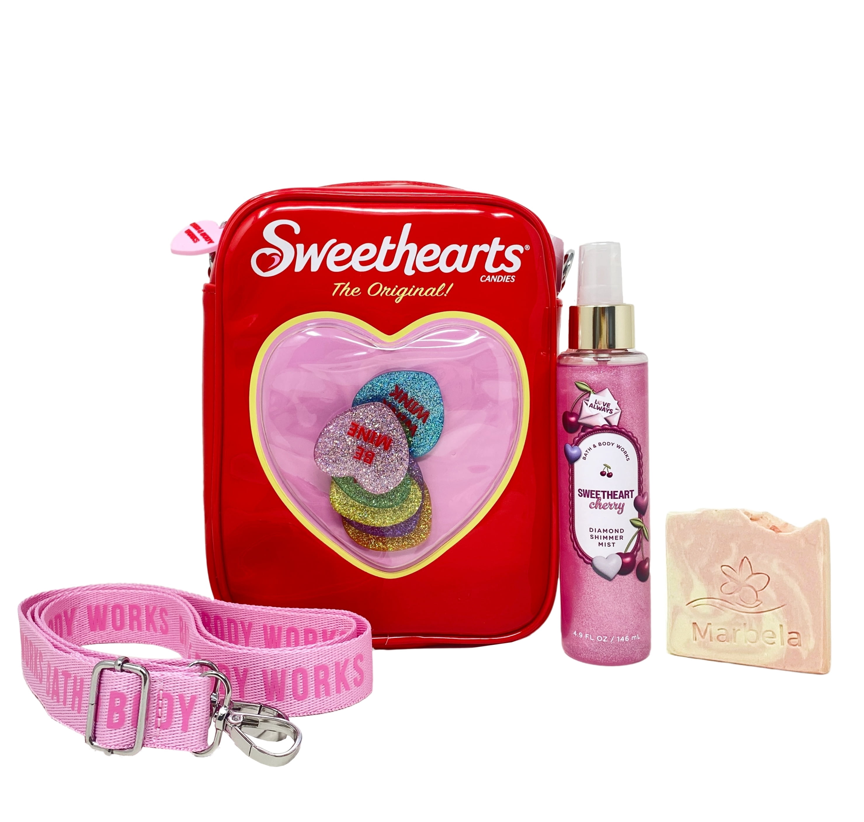 Bath & Body Works Sweetheart Cherry Diamond Shimmer Mist and