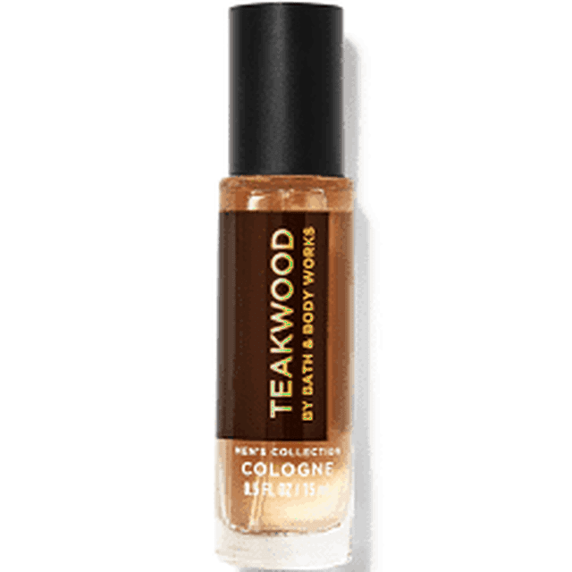 Bath & Body Works Teakwood Travel Size Men's Cologne .5 fl. oz