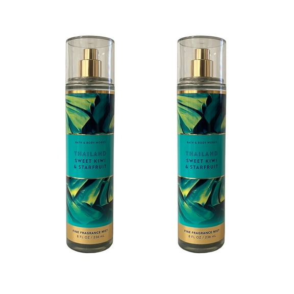 Bath & Body Works Thailand Sweet Kiwi & Starfruit Fine Fragrance Mist Set 2 Pack