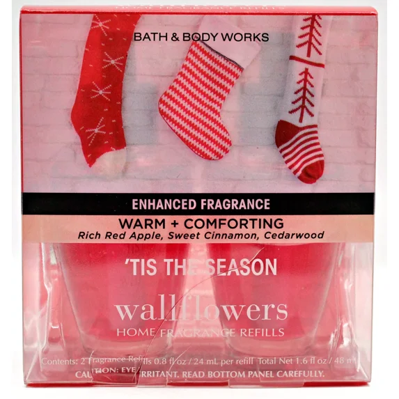 Bath & Body Works 'Tis The Season 2 Pack Wallflowers Home Fragrance Refills