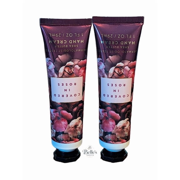 Bath & Body Works Travel Size Hand Cream Covered in Roses 1oz 2-pack