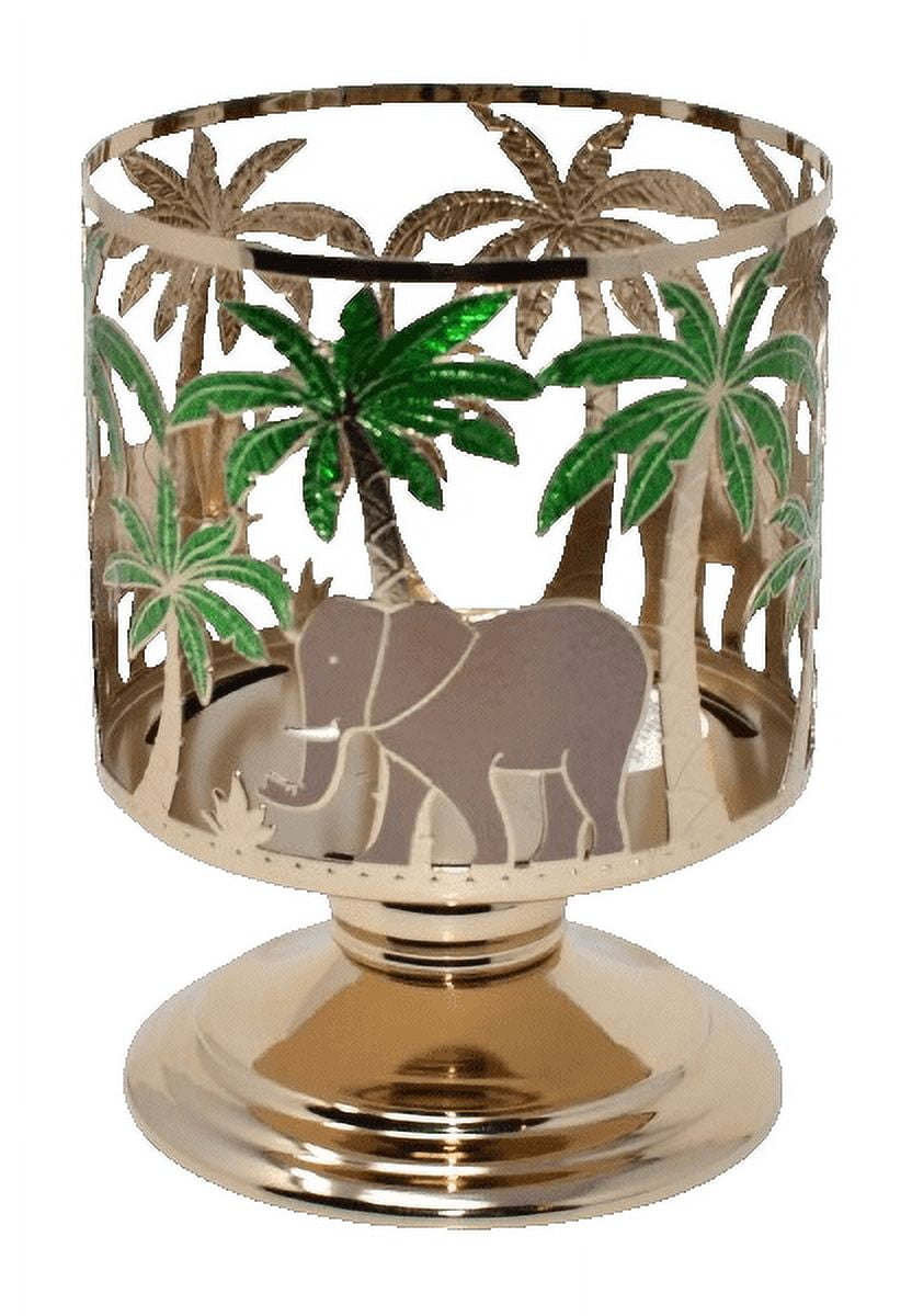 Bath & Bodyworks Water Globe Palm Tree 3-Wick Candle cheapest Holder