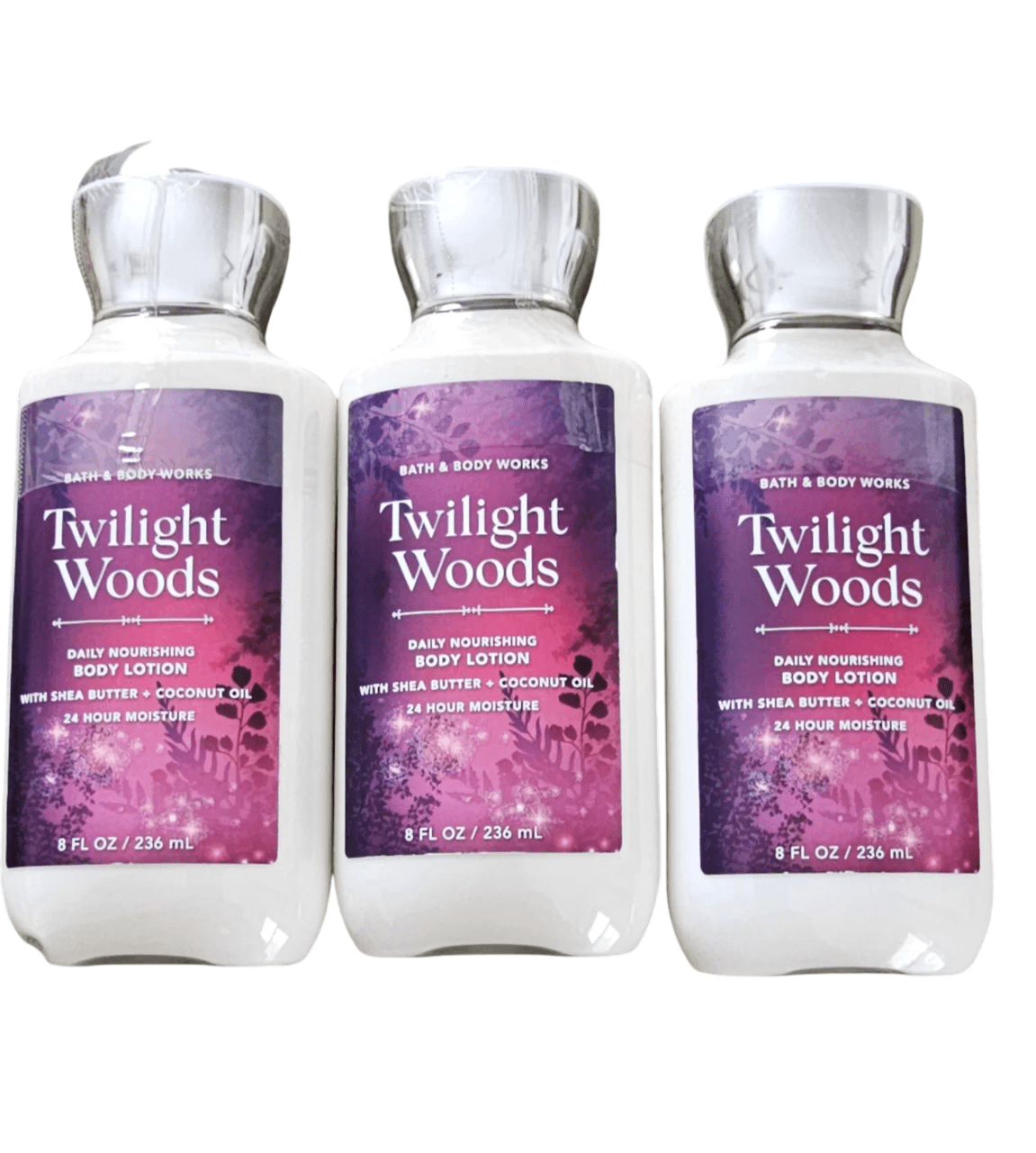 Bath & Body Works Twilight Woods Body Lotion 8 Fl Oz Each Lot of 3