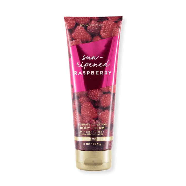 Bath & Body Works Ultra Shea Cream, Sun-Ripened Raspberry, 8