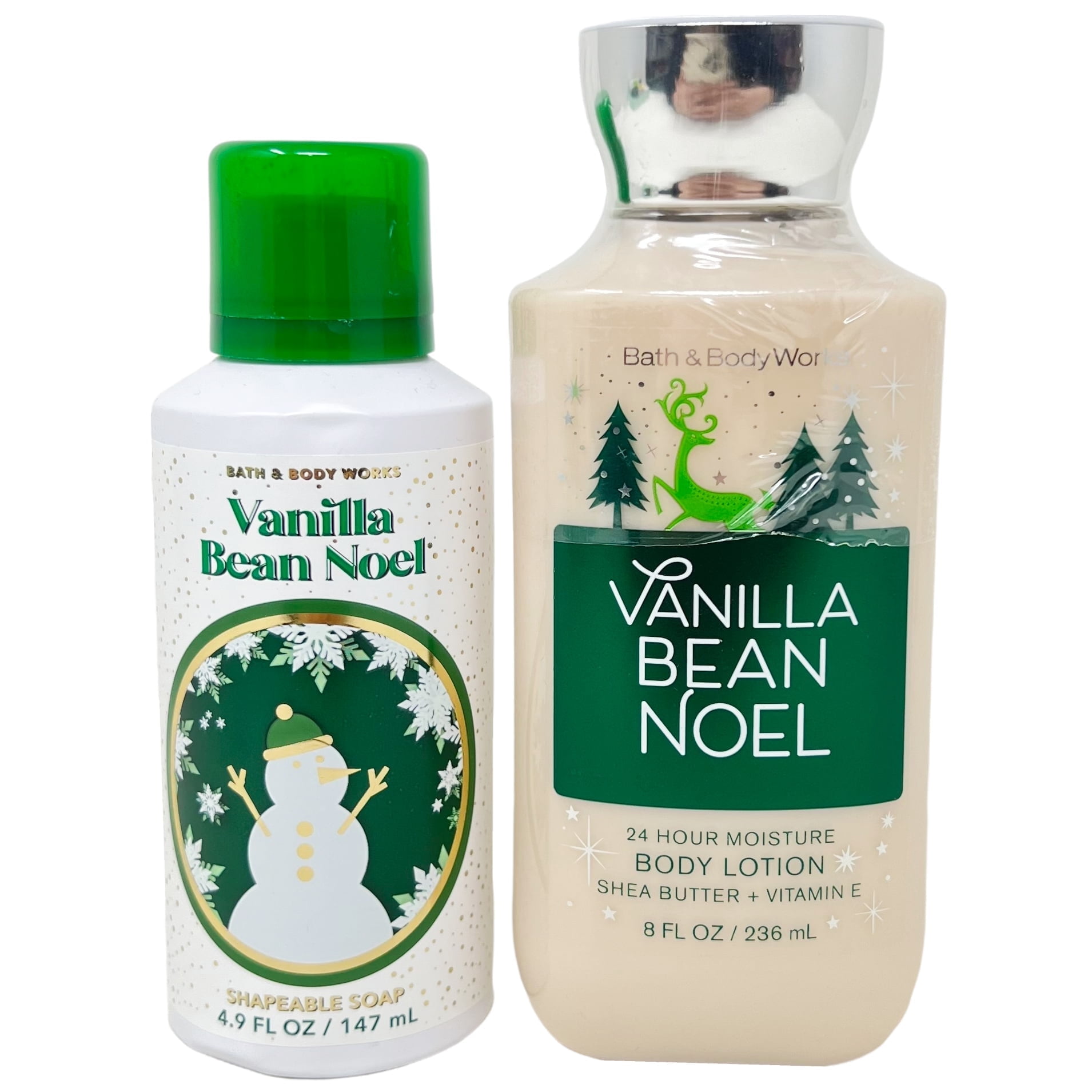 Bath Body Works Vanilla Bean Noel Duo Gift Set 24 HR Moisture