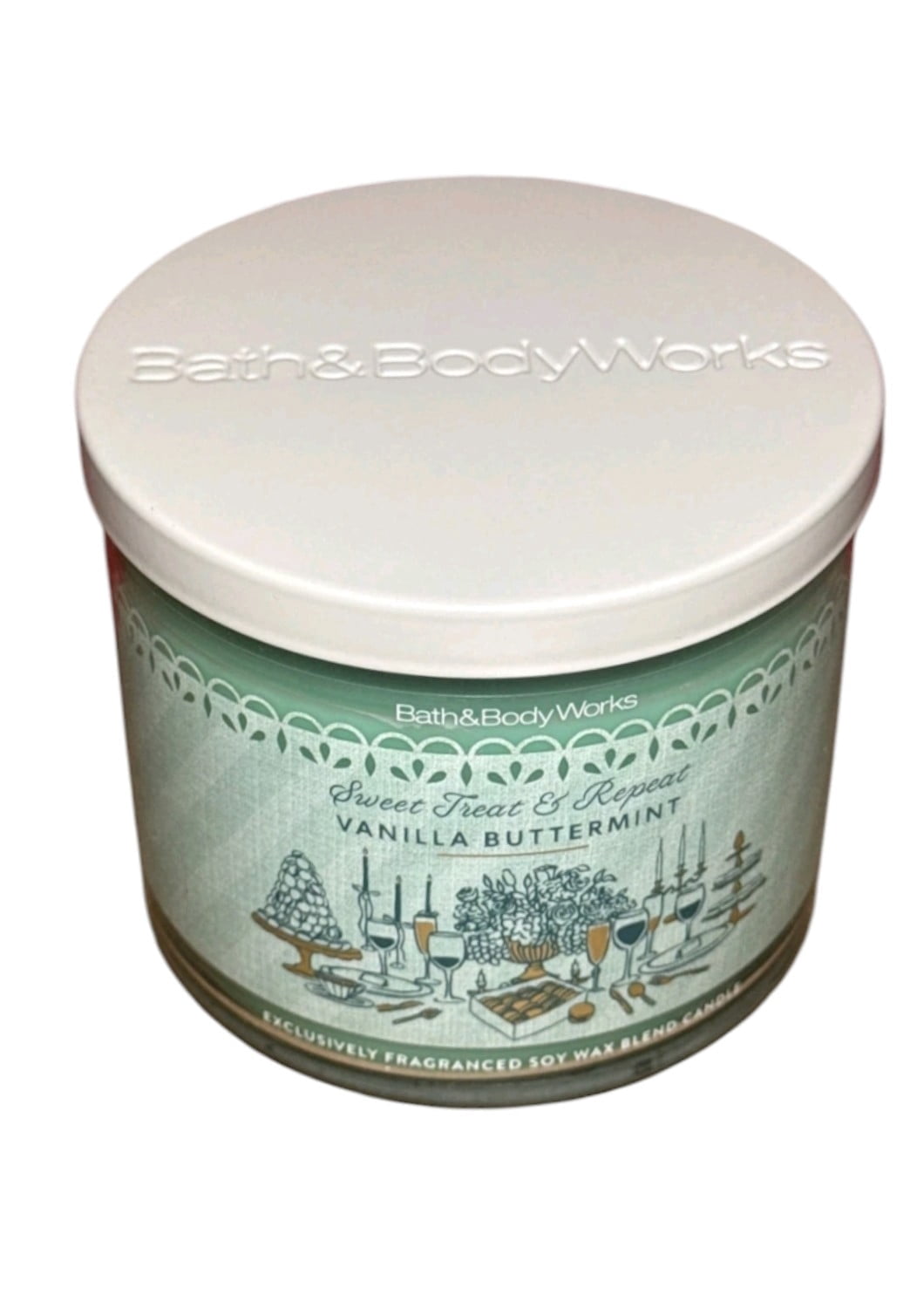 Bath & Body Works Vanilla Buttermint 3 Wick Scented Candle
