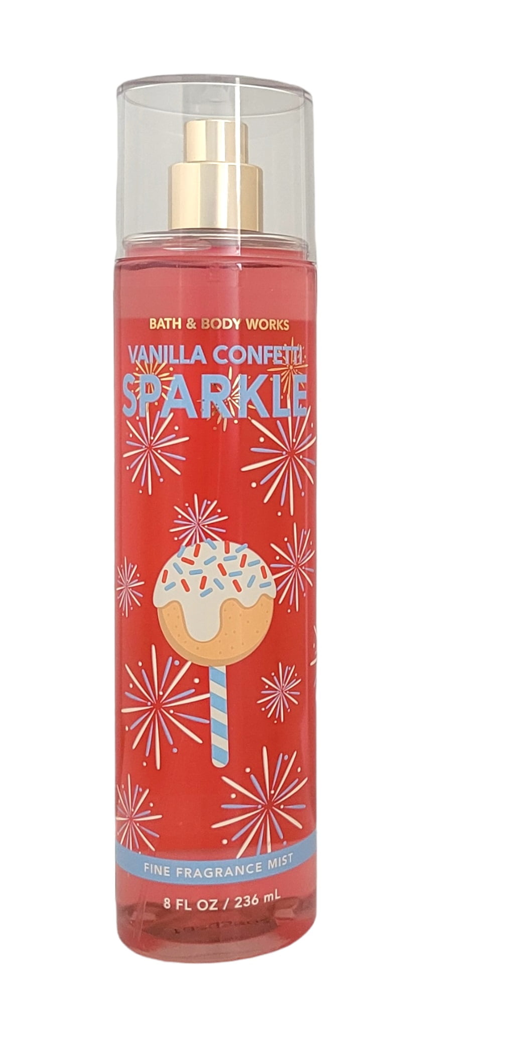 Bath & Body Works Vanilla Confetti Sparkle Fine Fragrance Body Mist 8 oz - Walmart.com