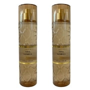 Bath & Body Works Viva Vanilla Fine Fragrance Mist 8 fl oz 2 Pack