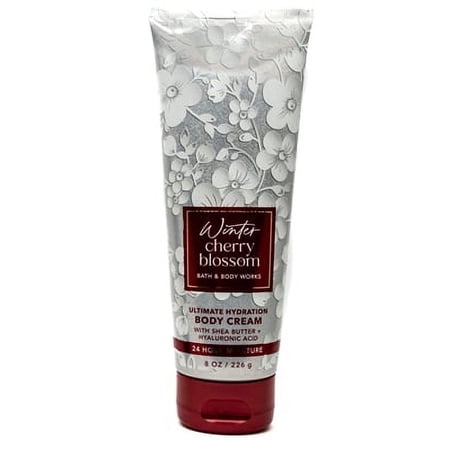 Bath & Body Works WINTER CHERRY BLOSSOM Shea Butter Body Cream 8oz