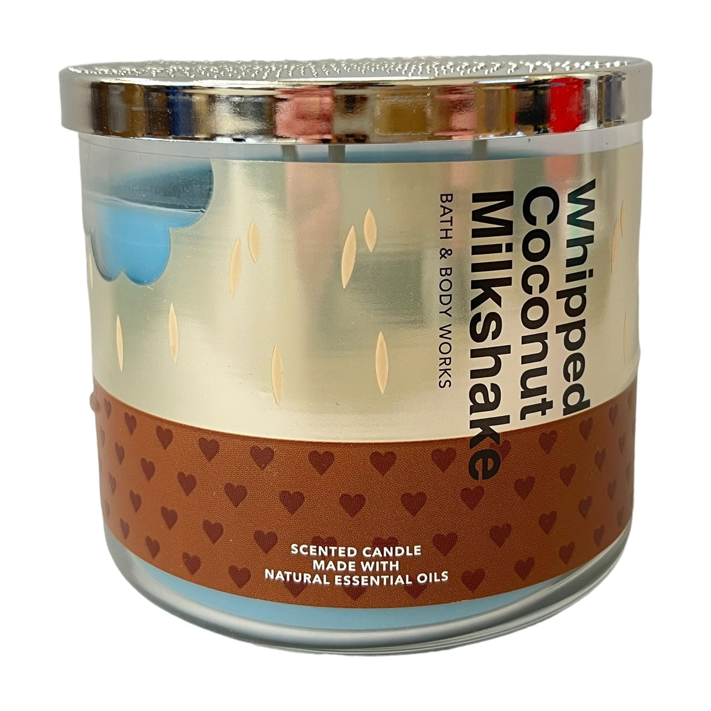 Bath & Body Works Whipped Coconut Milkshake 3 Wick Scented Candle ...