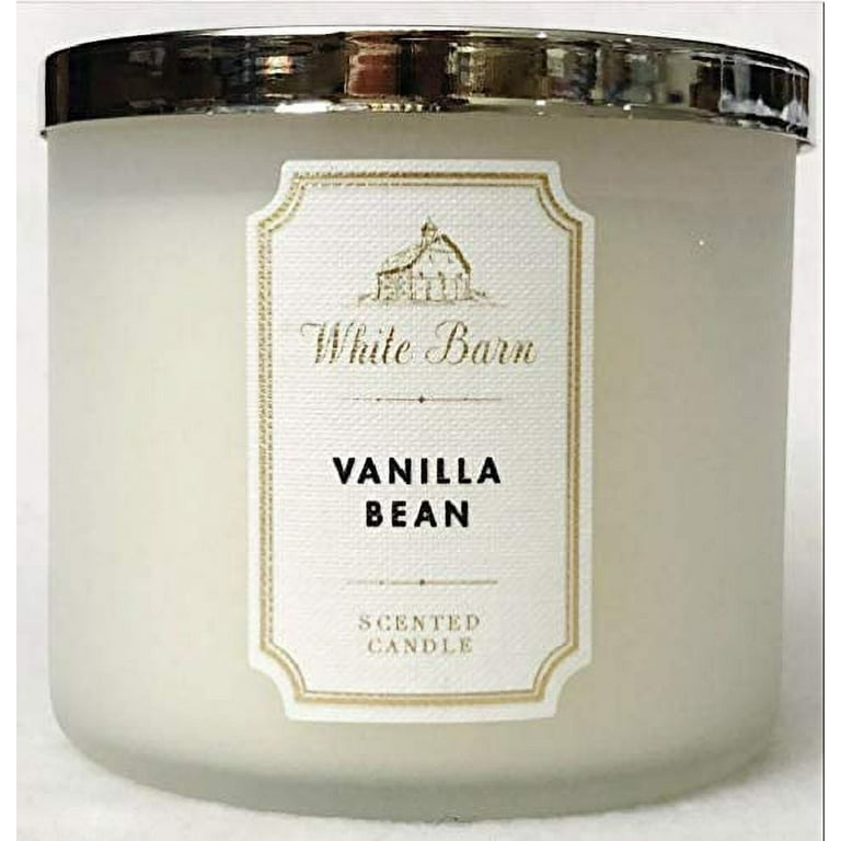 Bath Body Works White Barn 3-Wick Candle in Vanilla Bean