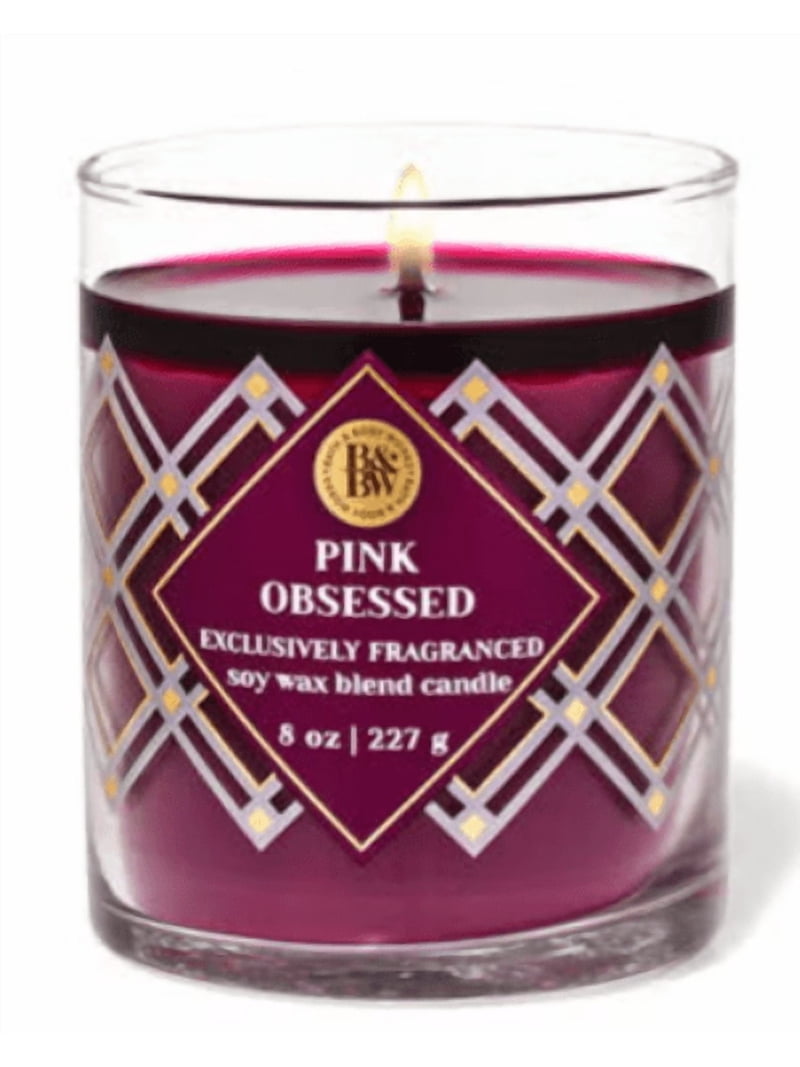 Bath & Body Works White Barn 8 oz Pink Obsessed Scented Single