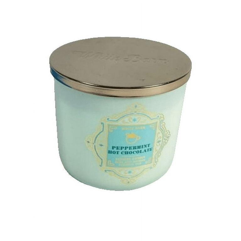 Bath & Body Works White Barn PEPPERMINT HOT CHOCOLATE 3-Wick