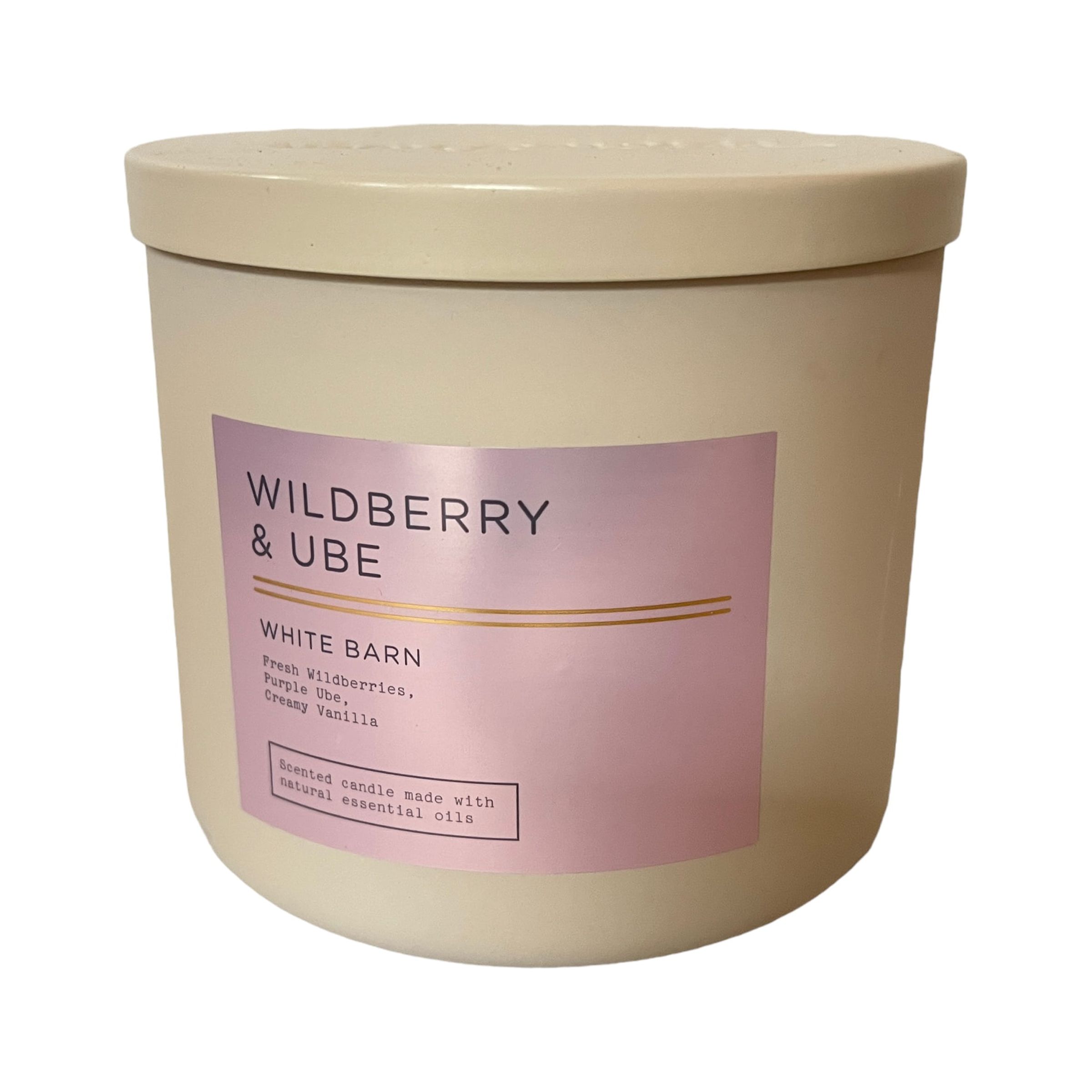 Bath & Body Works Wildberry & Ube Scented 3 Wick Candle 14.5 oz ...