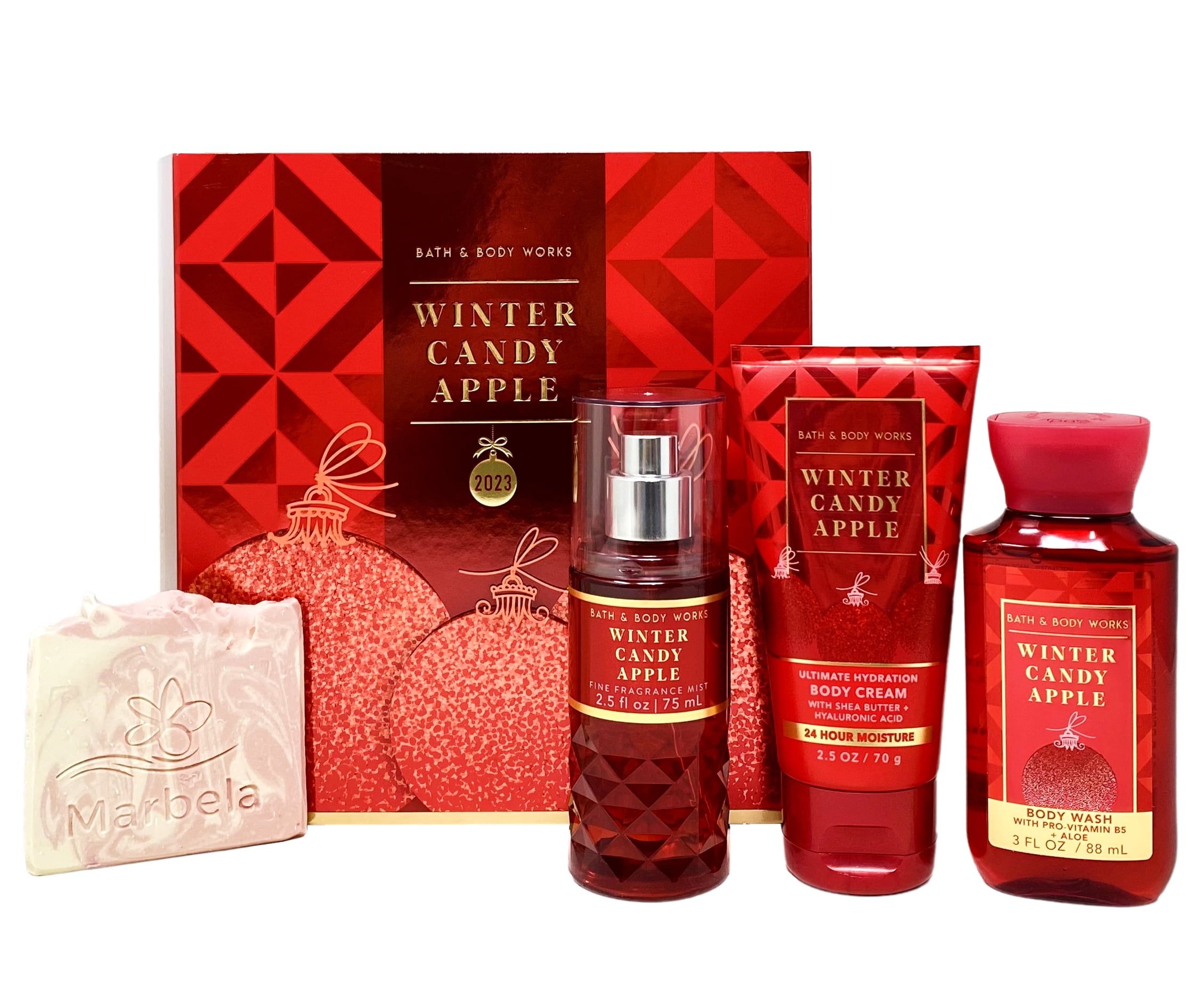 【超安い】 Bath & Body Works Winter Candy Apple Mini Gift Box Set ボディローション